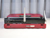 Brother Deluxe 220 Portable Typewriter - Working 1970s Manual - Red with Case