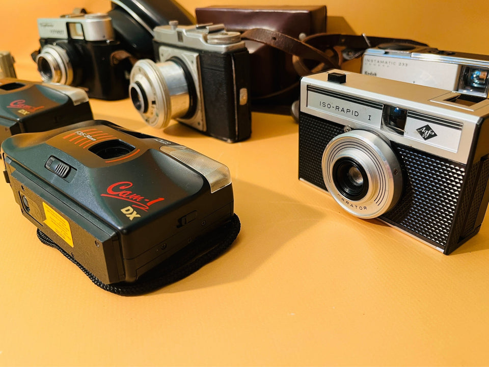 Vintage Camera Lot 7 Cameras Untested Collection Bundle