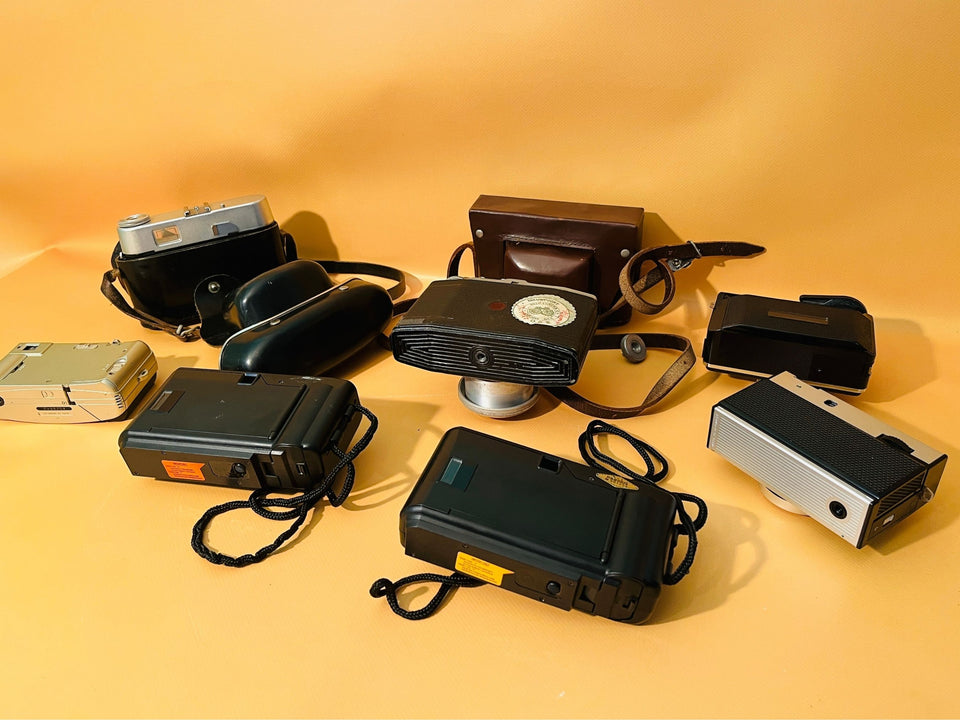 Vintage Camera Lot 7 Cameras Untested Collection Bundle