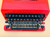 Vintage Red Olivetti Valentine | Ettore Sottsass Design | Fully Working QZERTY Manual