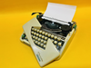 Working Olympia Splendid 33 Typewriter | Brown Leather Case | QWERTY