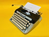 Working Amaya 86 Typewriter | Sleek Black & Grey 1980s Design