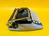 Working Amaya 86 Typewriter | Sleek Black & Grey 1980s Design