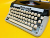Working Amaya 86 Typewriter | Sleek Black & Grey 1980s Design