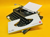 Olympia Traveller De Luxe Typewriter – Snow White – Elegant Script Edition