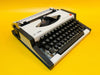 Olympia Traveller De Luxe Typewriter – Snow White – Elegant Script Edition