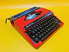 Working Red Silver Reed Silverette II Typewriter | Japanese Portable