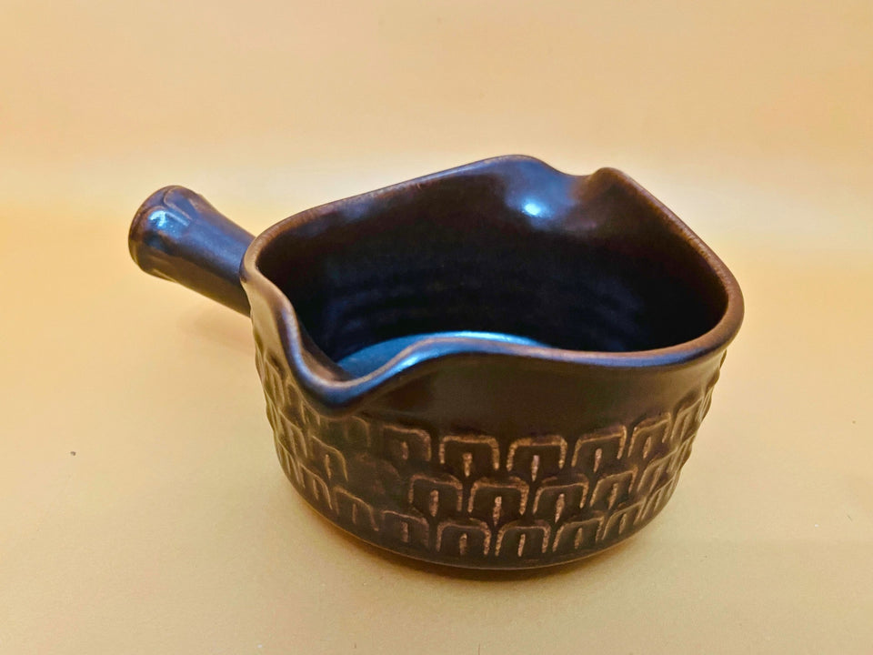 Wedgwood Pennine Brown Stoneware Dinner Set - 1960s Mid-Century Modern Oven-to-Tableware