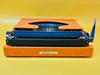 Working Orange Silver Reed 100 Typewriter | AZERTY | Case