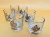 Vintage Spanish Silvered Shot Glass Set - Mid-Century Silver-Plated Barware - Set of 6