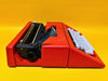 Working Typewriter Olivetti College Red Excellent with Shoulder Bag