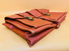 Brown Structured Business Backpack | Compact Teacher’s Bag | Faux Leather Office Wear
