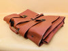 Brown Structured Business Backpack | Compact Teacher’s Bag | Faux Leather Office Wear