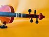 Student Violin Outfit 1/2 Size - Vintage Natural Wood Finish - Complete Starter Kit with Case & Bow