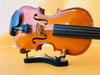 Student Violin Outfit 1/2 Size - Vintage Natural Wood Finish - Complete Starter Kit with Case & Bow