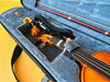 Student Violin Outfit 1/2 Size - Vintage Natural Wood Finish - Complete Starter Kit with Case & Bow