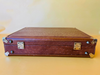 1970s Ostrich Leather Suitcase | Full-Quill Exotic | Tobacco Brown