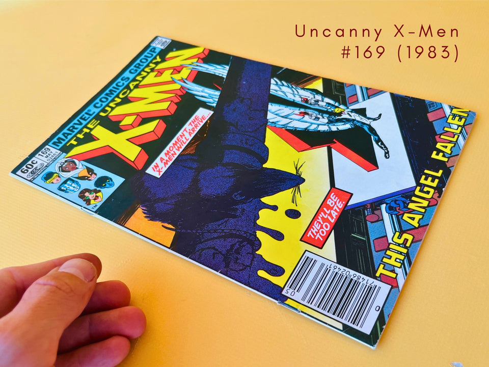 Uncanny X-Men #169 1983 Marvel comic book featuring Angel Falls cover artwork