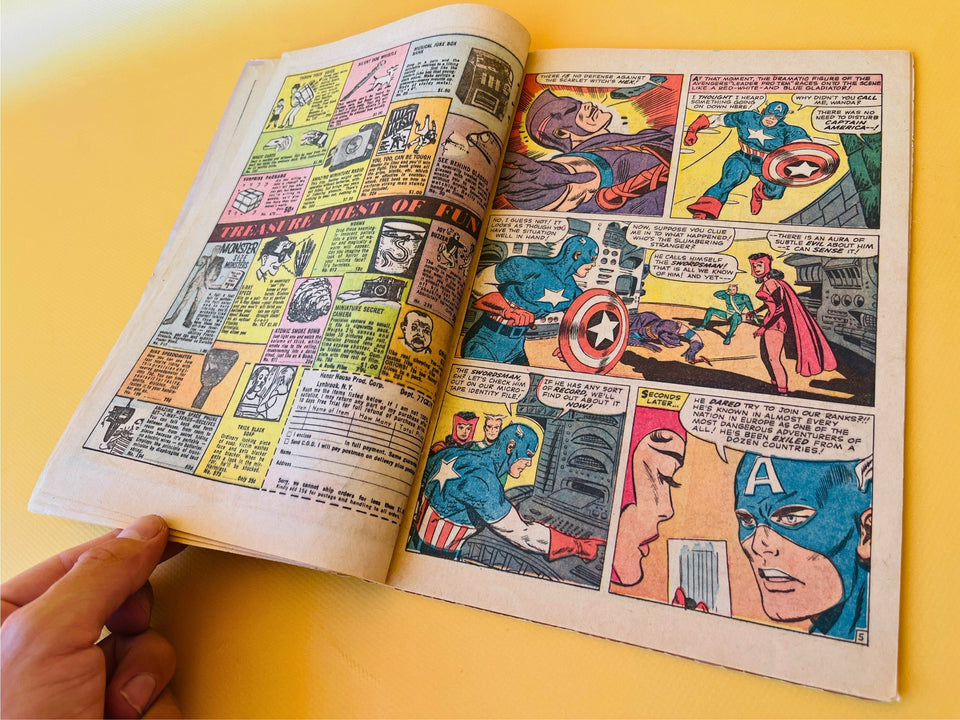 The Avengers #19 (1965) Marvel Silver Age Comic Book – First Avengers vs Swordsman Appearance Story