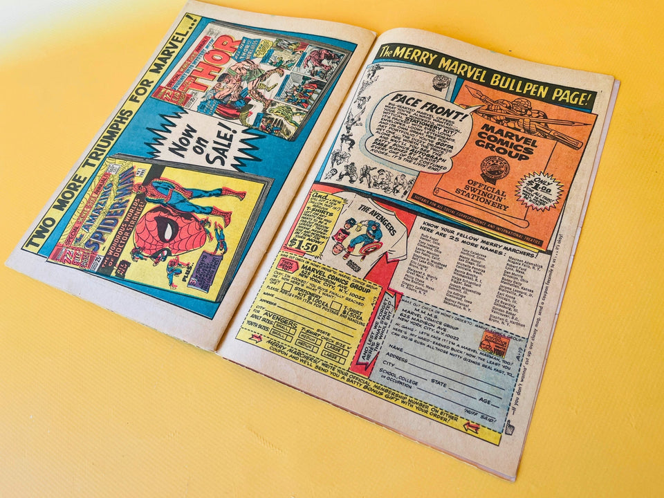 The Avengers #19 (1965) Marvel Silver Age Comic Book – First Avengers vs Swordsman Appearance Story