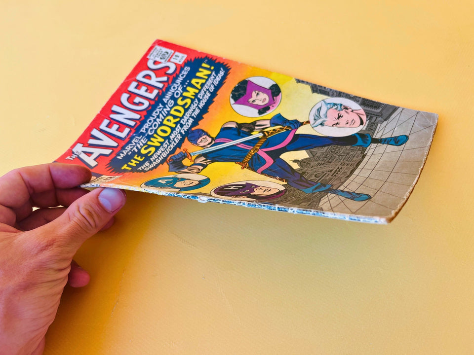 The Avengers #19 (1965) Marvel Silver Age Comic Book – First Avengers vs Swordsman Appearance Story