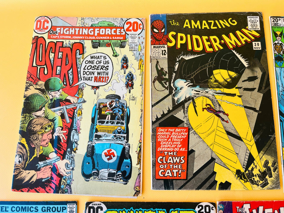 Vintage Marvel & DC Comic Collection | Amazing Spider-Man #30, X-Men #13, Avengers #19 & More