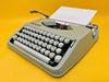 Hermes baby gray manual typewriter
