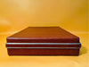 Vintage Hard Shell Case - Brown Faux Leather Very Good Condition