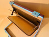 Vintage Hard Shell Case - Brown Faux Leather Very Good Condition