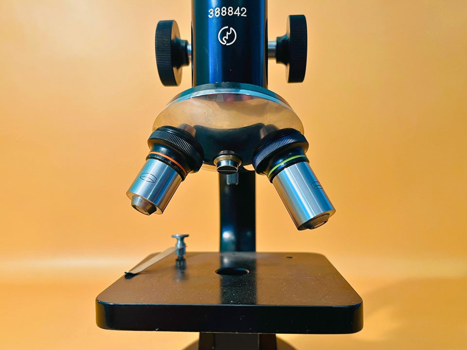 Olympus Tokyo Vintage Monocular Microscope Black Japan Working