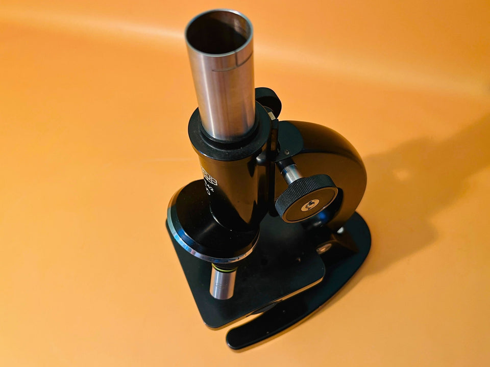 Olympus Tokyo Vintage Monocular Microscope Black Japan Working