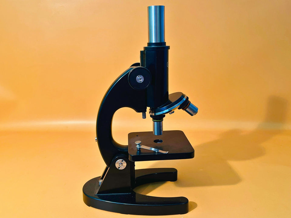 Olympus Tokyo Vintage Monocular Microscope Black Japan Working