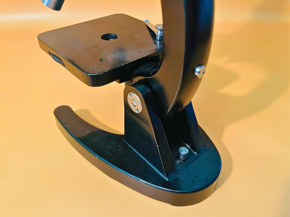 Olympus Tokyo Vintage Monocular Microscope Black Japan Working