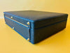 Vintage Black Leather Briefcase — Walden 200 With Keys & Pen