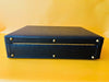 Vintage Black Leather Briefcase — Walden 200 With Keys & Pen