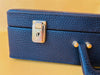 Vintage Black Leather Briefcase — Walden 200 With Keys & Pen