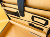 Vintage Black Leather Briefcase — Walden 200 With Keys & Pen