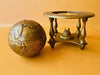 Brass zodiac sphere tripod stand base detail Reg Des App 991001