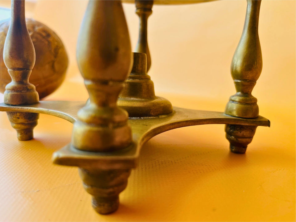 Brass Zodiac Celestial Sphere Armillary Globe Vintage Style