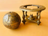 Brass Zodiac Celestial Sphere Armillary Globe Vintage Style