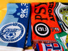 Vintage Football Scarf Collection — 11 Original Soccer Scarves Lot