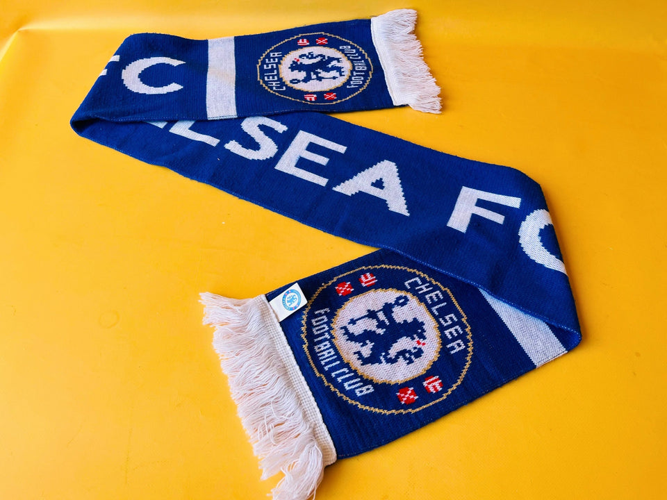 Vintage Football Scarf Collection — 11 Original Soccer Scarves Lot