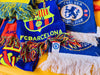 Vintage Football Scarf Collection — 11 Original Soccer Scarves Lot