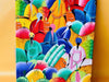 Haitian Naive Art Market Scene Painting — Signed "Kiro" Original Canvas