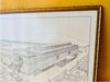 Vintage Temple Mount 70 AD Jerusalem Reconstruction Print — Framed