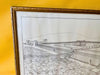Vintage Temple Mount 70 AD Jerusalem Reconstruction Print — Framed