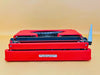 Silver-Reed SR 10 Portable Typewriter - Working 1970s Manual - Red with Case