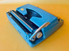 Brother Opus 885 Typewriter – 1970s Blue Manual Portable Typewriter from Japan