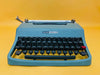 Olivetti Lettera 32 with Case | Iconic Seafoam Blue | The Writer’s Essential
