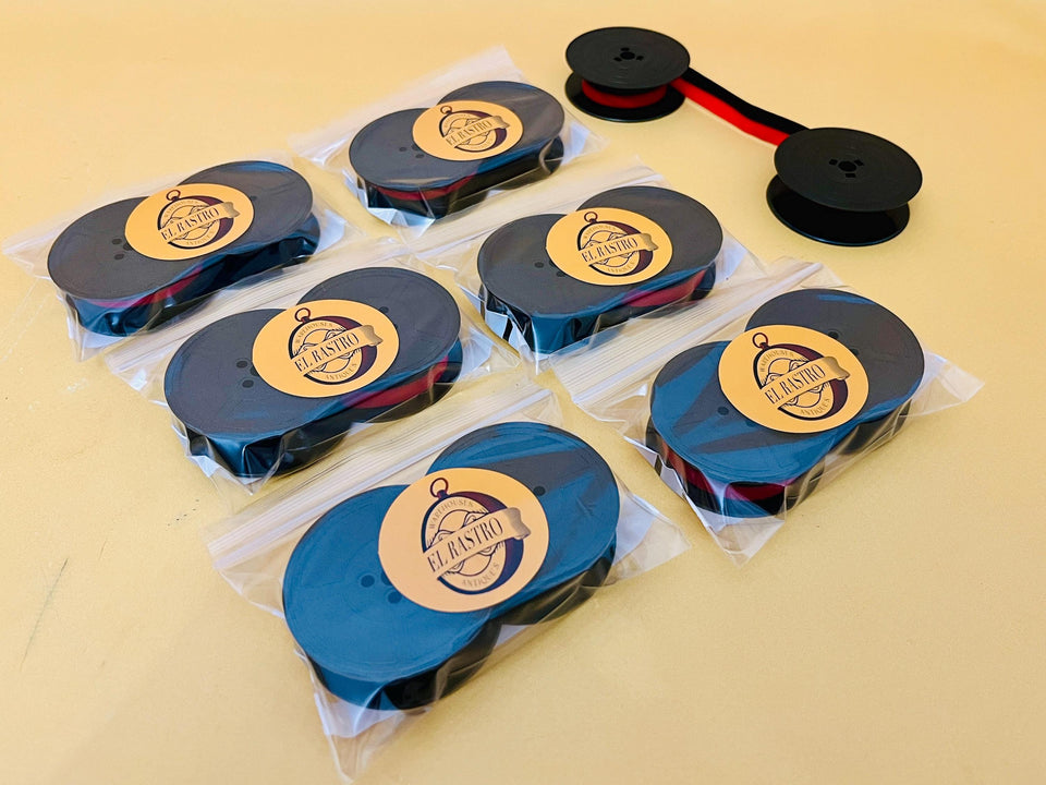Olivetti Typewriter Ribbons (GR4 Standard) - Black & Red Twin Spool